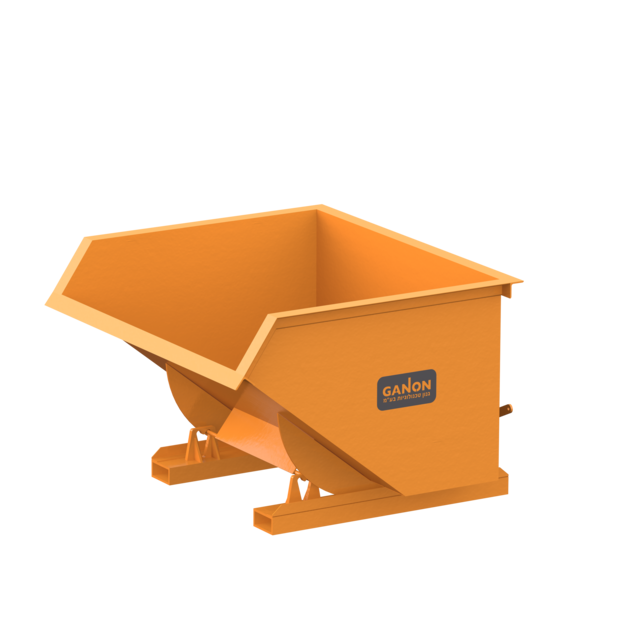 פח מתהפך למלגזה