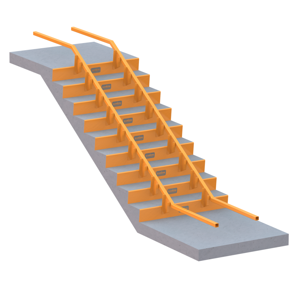 תבנית ליציקת מדרגות